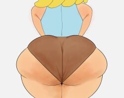 1girls ass ass_focus big_ass blonde_female blonde_hair fat_ass fat_butt female female_focus female_only lori_loud nickelodeon skidaddleman tagme the_loud_house thick_thighs