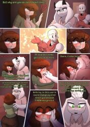 1girls 2boys adoptive_incest adoptive_siblings angst anthro armor asriel_dreemurr big_ass brown_hair burn_scar burning_secrets caressing caressing_face chara charactober chasriel cheek_caress cleavage comic comic_page crying crying_with_eyes_open darky darkynsfw drama female floppy_ears fluffy_ears fluffy_hair furry furry_male glowing_eyes goat goat_boi goat_boy green_eyes hangover hi_res highres holding_onto_partner horns human human_female light-skinned_female male massive_breasts more_chasriel papyrus papyrus_the_goat protect_her_at_all_cost reassuring red_eyes romantic_couple rosy_cheeks scarf self_harm_scars sfw short_hair short_hair_female skeleton slightly_chubby slightly_chubby_female striped_shirt sweat uncomfortable voluptuous_female white_fur wholesome