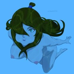1girls arthur4272 female naruto naruto_(series) naruto_shippuden nude solo tagme terumi_mei underwater