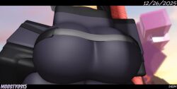 1girls 3d 3d_(artwork) ass ass_focus big_ass big_butt black_hair black_ponytail butt butt_focus clothed clothing different_angle different_angles female female_focus female_only hair light-skinned_female light_skin moosty png ponytail roblox roblox_game robloxian solo solo_female solo_focus tagme tied_hair tower_defense_x xwm_turret_pilot_(tdx)