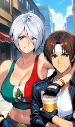 angel (kof) from king of fighters by hunwolf
