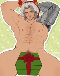 bucky barnes from christmas by garbancobean