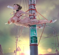 1girls abdomen anal areolae arms_tied ass big_ass big_breasts body_writing bondage bondage_gear bound breasts chichimaro collar completely_nude completely_nude_female cum cuming dildo dildo_in_ass dildo_in_mouth dildo_in_pussy dildo_insertion drool exposed exposed_breasts exposed_nipples exposed_pussy female female_only femsub forced_exposure forced_orgasm forced_presentation full_body hairless_pussy hi_res high_quality high_resolution highres horny horny_female huge_breasts nipples no_escape nude nude_female public public_exposure public_nudity pussy pussy_juice rope rope_bondage sex_toy sex_toy_in_ass sex_toy_in_pussy sex_toy_insertion shiny shiny_skin sign solo stationary_restraints stuck stuck_in_object sweat sweatdrop thick_ass thick_thighs thighhighs thighs traffic wet