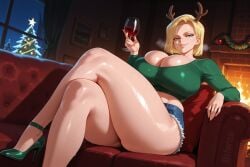 1girls ai_generated android android_18 ass_bigger_than_head big_ass big_breasts big_thighs blonde_female blonde_hair breasts breasts_bigger_than_head child_bearing_hips chorizai curvaceous curvy curvy_figure cyborg cyborg_girl digital_media_(artwork) dragon_ball dragon_ball_super dragon_ball_z enormous_ass enormous_breasts fat_ass female firm_ass gigantic_ass gigantic_breasts gynoid high_heels hips hourglass_figure huge_ass huge_breasts huge_thighs large_ass large_breasts large_thighs legs massive_ass massive_breasts mature mature_female plump_ass plump_breasts plump_thighs round_ass shounen_jump slim_waist thick thick_hips thick_legs thick_thighs thighs thighs_bigger_than_head voluptuous waist wide_ass wide_hips wide_thighs