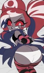 velvette from hazbin hotel by honeybunn14