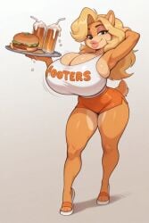 tawna bandicoot from hooters by crabtopus