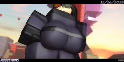 1girls 3d 3d_(artwork) ass ass_focus big_ass big_butt black_hair black_ponytail butt butt_focus clothed clothing different_angle different_angles female female_focus female_only hair light-skinned_female light_skin moosty png ponytail roblox roblox_game robloxian solo solo_female solo_focus tagme tied_hair tower_defense_x xwm_turret_pilot_(tdx)