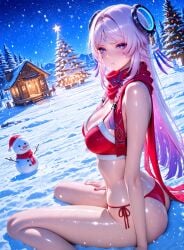 1girls 2025 ai_generated anatomically_correct ass bra butt_crack christmas christmas_clothing christmas_outfit christmas_present christmas_tree citlali_(genshin_impact) cozy curvy curvy_body curvy_female curvy_figure dutch_angle eyelashes eyeshadow female_only fit fit_female flat_belly genshin_impact headgear headwear high_quality high_resolution highres hoyoverse hut landscape landscape_background long_hair medium_breasts merry_christmas mihoyo multicolored_hair natlan_girls night night_sky panties pout pouting red_fingernails scarf shiny_skin side_view skinny skinny_female slim slim_waist snow snowing snowman solo solo_female sparkling_eyes stable_diffusion string_panties tribal tribal_markings tribal_tattoo underwear wariza yamatohentaiai