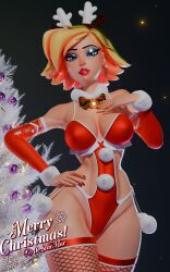 clover (totally spies) from christmas by alestarmar