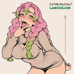 kanroji mitsuri from demon slayer by lagoonlore
