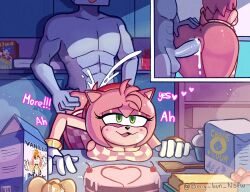 amy rose from sega by berry bun