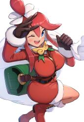 holiday skyla (pokemon masters) from christmas by gonzarez