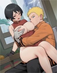 1boy 1girls ai_generated alternate_breast_size ambiguous_penetration bare_legs bare_shoulders bare_thighs between_legs black_eyes black_hair boruto:_naruto_next_generations breast_sucking breasts breasts_out center_opening cheating cheating_husband child_bearing_hips china_dress chinese_clothes dress embarrassed exposed_breasts female fully_clothed gloves hetero high_resolution hokage implied_penetration jacket kurotsuchi light-skinned_female light-skinned_male light_skin lovers male male/female male_with_female moaning naruto naruto_(series) nipples no_bra no_panties no_panties_under_dress office office_chair oral oral_sex outercourse pixie_cut sex short_hair sitting sitting_on_chair sitting_on_lap sitting_on_person sleeveless sleeveless_dress straddling straight sucking_nipples swept_bangs table thick_thighs thighs tsuchikage uncensored uzumaki_naruto whisker_markings wide_hips yanai yellow_hair