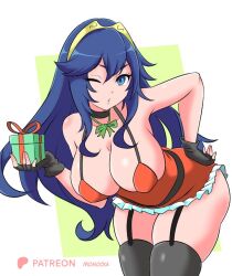 lucina (fire emblem) from christmas by momocka art