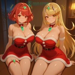 2025 2girls aegis_elysium ai_generated alternate_costume big_breasts blonde_hair blonde_haired_female blushing_at_viewer blushing_female breasts chest_jewel christmas christmas_outfit city cityscape cleavage cloud clouds core_crystal core_crystal_(xenoblade) cosplay costume cute dress duo duo_focus earrings female female_focus female_only floor gem hair_ornament headpiece hi_res high_quality high_res high_resolution huge_breasts indoor indoors jewelry lamp large_breasts legs light lights long_hair medium_hair mythra mythra_(xenoblade) night night_sky nintendo pretty pyra pyra_(xenoblade) red_dress red_eyes red_hair redhead_female ribbon room santa_costume santa_dress seductive_look seductive_smile shiny shiny_skin short_hair sitting smiling smiling_at_viewer star stars street thicc thicc_breasts thicc_thighs thick thick_breasts thick_thighs thigh thigh_strap thighs tiara town wall wall_(structure) wardrobe watermark window windows xenoblade_(series) xenoblade_chronicles_(series) xenoblade_chronicles_2 yellow_eyes