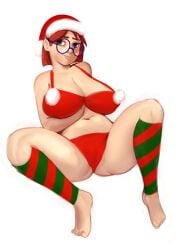 judith (summertime saga) from christmas by spectrym
