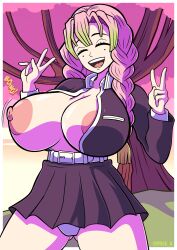 kanroji mitsuri from demon slayer by pills-in-a-little-cup