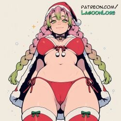 kanroji mitsuri from christmas by lagoonlore