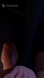 1female 1male 3d 3d_animation animated blender blender_(software) blender_cycles blowjob breasts breasts_out couch couch_sex cowgirl_position deep_blowjob deepthroat eye_covered feet_up footwear gagging_noise head_grab pussy room sound tagme thunderanim video white_hair yorha_2b