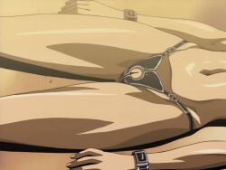00s 2002 2girls animated anime_screenshot bible_black bible_black_night_of_the_walpulgiss bondage breasts brown_hair choker closed_eyes collar cuffs female groping groping_breast imari_kurumi kitami_reika leash long_hair lying nail_polish nipples nude on_back ponytail pubic_hair purple_nails pussy ritual robe side_ponytail spread_legs table tagme uncensored unconscious wrist_cuffs