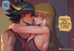 1boy 1girls ai_generated alexis_rhodes armpits aroused aroused_face athletic athletic_female big_ass big_breasts big_butt big_thighs black_bra black_hair blonde-haired_female blonde_female blonde_hair blonde_hair_female blush bra breast_press breast_squeeze breast_squish breasts breath caption cleavage collarbone comic comic_page comics curvy curvy_body curvy_female curvy_figure cute cute_face doorway english english_text eye_contact face-to-face female female/male heart heart_symbol hoorpy horny horny_female hourglass_figure hug indoors lingerie long_hair male male/female open_mouth patreon patreon_logo patreon_username petite petite_body petite_breasts petite_female sexy sexy_body sexy_pose short_hair shy smile story sweat sweatdrop sweating sweaty sweaty_body teeth text thick_thighs thighs underwear underwear_only voluptuous voluptuous_female yellow_eyes yu-gi-oh! yu-gi-oh!_gx yusei_fudo