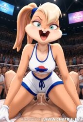 ai_generated cum cum_in_pussy cumshot female furry hentai lola_bunny looney_tunes naked penis sex