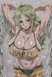 1girls ai_generated animated clothing female female_only heaven569 monet_(one_piece) one_piece