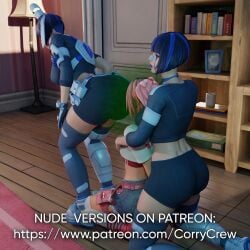 3d armor bedroom big_ass blue_hair bodysuit bookshelf brainwashing breasts clone cloning crying elbow_pads facesitting fart fart_fetish fart_torture farting farting_in_face femdom forced_fart_sniffing forced_inhalation fortnite humiliation knee_pads lamp library makeup_running mind_break pink_hair short_hair slave_training smell_fetish tears thick_thighs