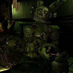 phantom freddy (fnaf) from five nights at freddy's by ffp3d