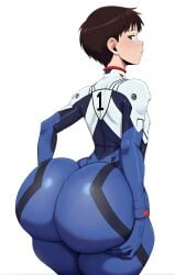 1boy 1femboy ai_generated ass ass_focus big_ass big_ass_(male) blue_eyes bodysuit brown_hair bubble_butt clothed dumptruck_ass enormous_ass fat_ass femboy feminine feminine_male gargantuan_ass gigantic_ass ginormous_ass girly goonable huge_ass huge_ass_(male) humongous_ass hyper hyper_ass male male_only masterpiece mrnails neon_genesis_evangelion perfect_ass perfect_body perfection rare round_ass shinji_ikari thick thick_ass thick_thighs thighs tight_clothing voluptuous voluptuous_body voluptuous_femboy voluptuous_male