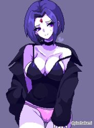 raven (dc) from dc by pixelsakami