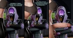 1futa 1girls 3d 3d_(artwork) alien alien_girl alien_humanoid bioware black_leggings bodysuit commander_shepard cropped_hoodie english_text erect_nipples erect_nipples_under_clothes erect_penis erection_under_clothes female femshep futa_on_female futa_with_female futanari imminent_sex jane_shepard latex latex_bodysuit latex_clothing latex_skinsuit leggings mass_effect offmodelstudio see-through see-through_bra see-through_clothes see-through_clothing see-through_top skinsuit sports_bra tali'zorah_nar_rayya