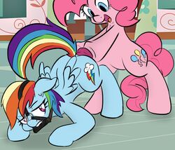 equine female friendship_is_magic horse my_little_pony pinkie_pie_(mlp) pony rainbow_dash_(mlp) straight_hair sweethd tagme