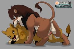 animal_genitalia ass balls blackcachomon disney feline female female_feral feral fiercest genitals kagero lion male mammal masamune patreon penetration penis pussy pussy_juice raised_tail seductive smile smirk the_lion_guard the_lion_king wet