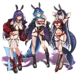 akuma nihmune from indie virtual youtuber by rosebell (artist)
