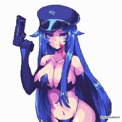 1girls 2d 2d_(artwork) 2d_artwork bare_belly bare_chest bare_hips bare_midriff bare_navel bare_shoulders bare_skin belly belly_button big_breasts bikini bikini_bottom bikini_only bikini_top blank_expression blank_eyes blank_stare blood blue-eyed_female blue-haired_female blue_bikini blue_bikini_bottom blue_bikini_top blue_eyes blue_hair blue_swimsuit blue_swimwear bored bored_expression breasts busty busty_female busty_girl busty_teen cap character_request cleavage collarbone copyright_request curvaceous curvaceous_body curvaceous_female curvaceous_figure curvaceous_hips curvy curvy_body curvy_female curvy_figure curvy_hips digital digital_art digital_drawing digital_drawing_(artwork) digital_media digital_media_(artwork) drawing elbows emotionless exposed_belly exposed_chest exposed_hips exposed_midriff exposed_navel exposed_shoulders exposed_skin female female_focus female_only fingers firearm groin gun high_resolution highres hourglass_figure inguinal_crease inguinal_ligament large_boobs large_breasts lean_figure long_hair looking_at_viewer midriff narrow_waist navel neutral_expression pixel_(artwork) pixel_art pixelsakami shoulders simple_background slender_body slender_waist slim_female slim_waist solo swimsuit swimwear upper_body weapon white_background wide_hips