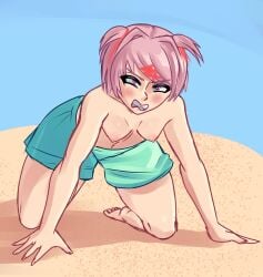 natsuki (doki doki literature club) from doki doki literature club by niftyrobo