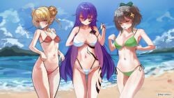 2d 2d_(artwork) 2d_artwork 3girls :t adult adult_female arm_tattoo armpits bare_armpits bare_arms bare_belly bare_chest bare_hands bare_hips bare_legs bare_midriff bare_navel bare_shoulders bare_skin bare_thighs beach belly belly_button bewitching_thighs big_breasts bikini bikini_bottom bikini_only bikini_top black_tattoo blonde-haired_female blonde_female blonde_hair blonde_hair_female blue_sky blunt_bangs blush blush_face blushing_at_viewer blushing_female breasts brown-eyed_female brown-haired_female brown_eyes brown_hair busty busty_female busty_girl character_request child_bearing_hips cleavage clouds coast collarbone curvaceous curvaceous_body curvaceous_female curvaceous_figure curvaceous_hips curvy curvy_body curvy_female curvy_figure curvy_hips day daylight daytime digital digital_art digital_drawing digital_drawing_(artwork) digital_media digital_media_(artwork) double_bun drawing elbows exposed_armpits exposed_arms exposed_belly exposed_chest exposed_hips exposed_legs exposed_midriff exposed_navel exposed_shoulders exposed_skin exposed_thighs eyebrows_visible_through_hair face_tattoo facial_tattoo female female_focus female_only fertile_hips fingernails fingers green-eyed_female green_bikini green_bikini_bottom green_bikini_top green_eyes green_hair_ribbon green_hair_tie green_ribbons green_swimsuit green_swimwear groin hair_between_eyes hair_bun hair_ornament hair_ornaments hair_ribbon hair_tie half-closed_eyes half_naked half_nude halterneck head_tilt high_resolution highres horizon hourglass_figure indie_virtual_youtuber inframammary_fold inguinal_crease inguinal_ligament large_boobs large_breasts lean_figure leg_tattoo legs_closed legs_together long_hair looking_at_viewer mature mature_female midriff multiple_females multiple_girls naked naked_female naked_woman narrow_waist navel nerohikiii nude nude_female nudity ocean orange-eyed_female orange_eyes outdoor outdoor_nudity outdoors outside pear-shaped_figure petite petite_body petite_breasts petite_female petite_girl petite_tits posing posing_for_the_viewer posing_naked posing_nude pout pouting pouting_at_viewer pouting_lips pouty_lips purple-eyed_female purple-haired_female purple_eyes purple_hair red-eyed_female red_bikini red_bikini_bottom red_bikini_top red_eyes red_swimsuit red_swimwear ribbon sand sea seaside semi_nude short_hair shoulders side-tie_bikini sky slender_body slender_waist slim_female slim_waist small_breast small_breasts standing strap_lift strap_pull string_bikini swimsuit swimwear tattoo tattoo_on_arm tattoo_on_arms tattoo_on_cheek tattoo_on_face tattoo_on_hips tattoo_on_leg tattoo_on_legs tattoo_on_thigh tattoo_on_waist tattooed tattooed_arm tattooed_arms tattooed_face tattooed_female tattooed_girl tattooed_leg tattooed_legs tattooed_thigh thick_thighs thigh_gap thighs thighs_together tilted_head tiny_breasts twin_buns upper_body virtual_youtuber vtuber vtuberfanart water white_bikini white_bikini_bottom white_bikini_top white_swimsuit white_swimwear wide_hips yellow-haired_female yellow_hair youtuber youtuber_girl