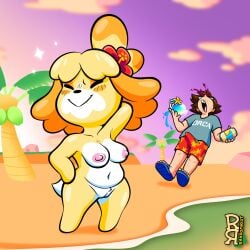 isabelle (animal crossing) from animal crossing by randomriot