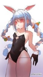 1girls 2d 2d_(artwork) 2d_artwork :o bare_armpits bare_arms bare_chest bare_hips bare_legs bare_shoulders bare_skin bare_thighs bk_gloves blue-haired_female blue_hair blush blush_face blushing_at_viewer blushing_female blushing_lines braid braided_hair braided_twintails braids breasts bunny_girl collarbone curvaceous curvaceous_body curvaceous_female curvaceous_figure curvaceous_hips curvy curvy_body curvy_female curvy_figure curvy_hips digital digital_art digital_drawing digital_drawing_(artwork) digital_media digital_media_(artwork) drawing exposed_armpits exposed_arms exposed_chest exposed_hips exposed_legs exposed_shoulders exposed_skin exposed_thighs eyebrows_visible_through_hair female female_focus female_only fingers flat_belly flat_breasts flat_chest flat_chested gloves groin hair_between_eyes head_tilt high_resolution highres hololive lean_figure legs_closed legs_together long_hair looking_at_viewer looking_down looking_down_at_viewer multicolored_hair narrow_waist nerohikiii open_mouth parted_lips pear-shaped_figure petite petite_body petite_breasts petite_female petite_girl petite_tits rabbit_ears rabbit_girl rabbit_tail red-eyed_female red_eyes shoulders simple_background sketch skinny skinny_female skinny_girl skinny_waist slender_body slender_waist slim_female slim_waist small_breast small_breasts smooth_chest solo standing thick_thighs thighs thighs_together tilted_head tiny_breasts twin_braids twintails twintails_(hairstyle) upper_body usada_pekora very_long_hair very_long_hair_female virtual_youtuber vtuber vtuberfanart white-haired_female white_background white_hair wide_hips