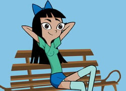 bench disney phineas_and_ferb stacy_hirano stockings tagme