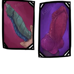 barbs blue_penis erection fur furry furry_only gay knot male no_humans penis sheath