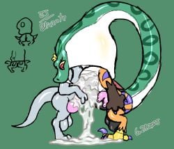ambiguous_gender anaconda animal_genitalia animal_penis anthro avian balls biped bipedal_feral bird blizzate boa_(snake) bodily_fluids boinae canine_genitalia canine_penis chimera claws cum cum_drip cum_dripping_from_penis cum_on_penis dripping duo equine_genitalia equine_penis feet feral frottage genital_fluids genitals hungry intersex intersex/intersex intersex/male knot knotted_penis living_tail male male/male messy mira_the_chimera multiple_prey paws penile penis penises_touching reptile scalie sex silly snake snake_tail stretched_mouth striped_body stripes tail tail_fetish tail_mouth tail_play tail_vore talons teats toe_claws toes udders unknown_species unusual_anatomy unusual_tail vore ych_(character)