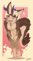 absurd_res anthro bedroom_eyes canid canine collar dragon female fennec_fox fox gradient_background heart_collar hi_res hybrid kojisauce looking_at_viewer mammal mythological_creature mythological_scalie mythology narrowed_eyes nude nude_female scalie seductive simple_background slightly_chubby slightly_chubby_female solo true_fox