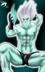 1boy armpit danny_phantom dark_danny gay ghost male male_only muscular muscular_male solo zadiuiva