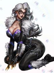1girls 2026 alluring aylis_nyan big_breasts black_cat_(marvel) black_cat_(marvel_rivals) bodysuit breasts bursting_breasts choker collar curvaceous curvaceous_body curvaceous_female curvaceous_figure curvaceous_hips curvy curvy_body curvy_female curvy_figure curvy_hips domino_mask earrings enticing eyemask felicia_hardy female female_only green_eyes hips huge_breasts juicy_lips large_breasts looking_at_viewer marvel marvel_comics marvel_rivals mask masked masked_female massive_breasts purple_lipstick seducing seductive seductive_look seductive_pose shiny_lips skin_tight spider-man_(series) superheroine teasing teasing_viewer temptation tempting tempting_viewer thick thick_breasts thick_hips thick_lips thick_thighs tight_clothes tight_clothing voluptuous voluptuous_female white_background white_fur white_hair wide_hips