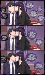 1boy 1boy1girl 1girl 1girls 2026 ai_assisted black_shirt blacked blurry_background confused couch curvy defeated dirty_talk dominant dominant_female domination facing_viewer female_domination femdom flirting french_kiss handjob harassment huge_ass kiss kissing komi-san_wa_komyushou_desu komi_can't_communicate komi_shouko large_breasts licking_neck masturbation milf mind_break motion_lines neck_lick open_mouth patreon purple_eyes purple_hair resisting saliva saliva_drip school_uniform short_hair shy side_view sidelocks sodalord_(twitter) sound_effects sport_shorts sportswear tadano_hitohito talking thick_ass thick_thighs weak_resistance wide_hips wide_thighs