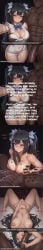 ai ai_assisted ai_generated blacked blush captioned captions cheating cheating_female cheating_girlfriend comics dark-skinned_male hestia_(danmachi) netorare ntr snapchat snapchat_sexting