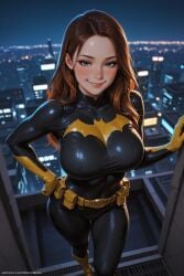 ai_art ai_generated art batgirl cartoon_art dc honeywaifu nsfw thick_women