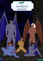 angela_(gargoyles) breasts brooklyn_(gargoyles) demona disney elisa_maza fab3716 fan female gargoyles goliath_(gargoyles) male nude penis pussy